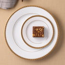 Charlotta Gold Dinner Plate 27cm