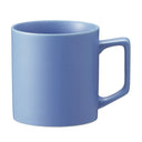 Blue mug on a white background