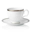 Charlotta Platinum Tea Cup & Saucer