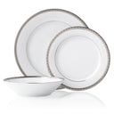 Charlotta Platinum 12pce Dinner Set