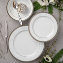Charlotta Platinum 12pce Dinner Set