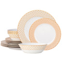 Trocadero Gold 12pce Dinner Set