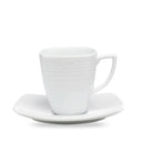 Arctic White Espresso Cup & Saucer Set