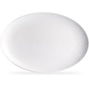 White on White Dune Oval Platter 40cm