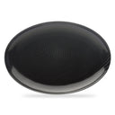 Black on Black Dune Oval Platter 40cm