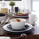 White on White Dune Oval Platter 40cm