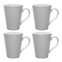 Grey on Grey Swirl Mugs Set of 4
