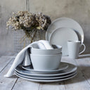 Grey on Grey Swirl 12pc Dinner Set