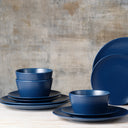 Navy on Navy Swirl Cereal Bowl 14.5cm