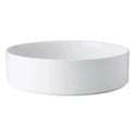 White ceramic bowl on a white background