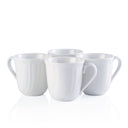 Baroque White Mug Set of 4