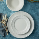 Baroque White 12pc Dinner Set