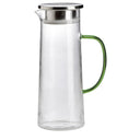 Narcisco Pleated Jug with Green Handle