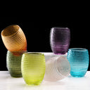 Helix Mouthblown Coloured Tumblers Set of 6