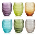 Helix Mouthblown Coloured Tumblers Set of 6