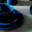 Navy on Navy Swirl Dessert Bowl 13.5cm