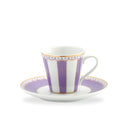 Carnivale Lavender Espresso Cup & Saucer
