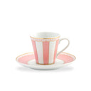 Carnivale Pink Espresso Cup & Saucer