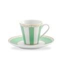 Carnivale Apple Green Espresso Cup & Saucer