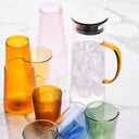 Narcisco Pleated Jug with Grey Handle