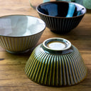 Sendan Chestnut Green 14cm Rice Bowl Set of 4