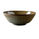 Sendan Chestnut Green Ramen Bowl 21.5cm Set of 2
