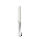 Stainless steel knife on a white background